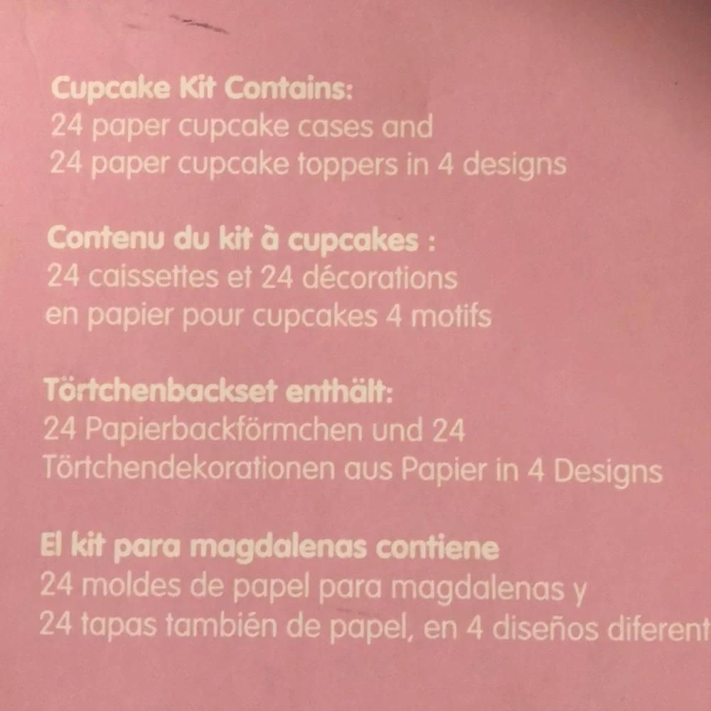 NWT Miniamo Princess Cupcake Kit-24